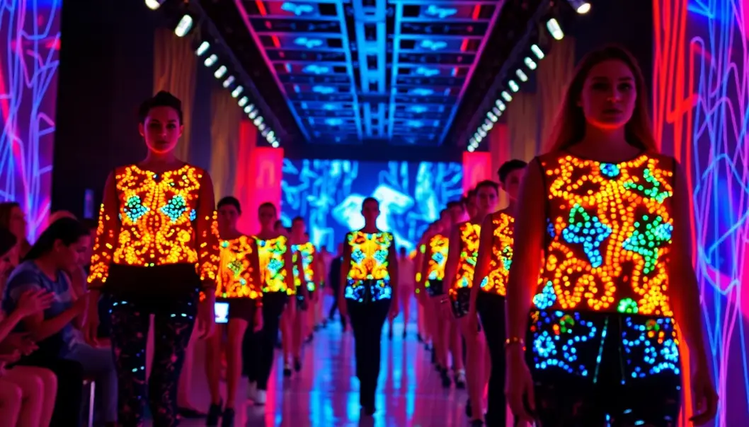 Digital and wearable technology transforming fashion shows.